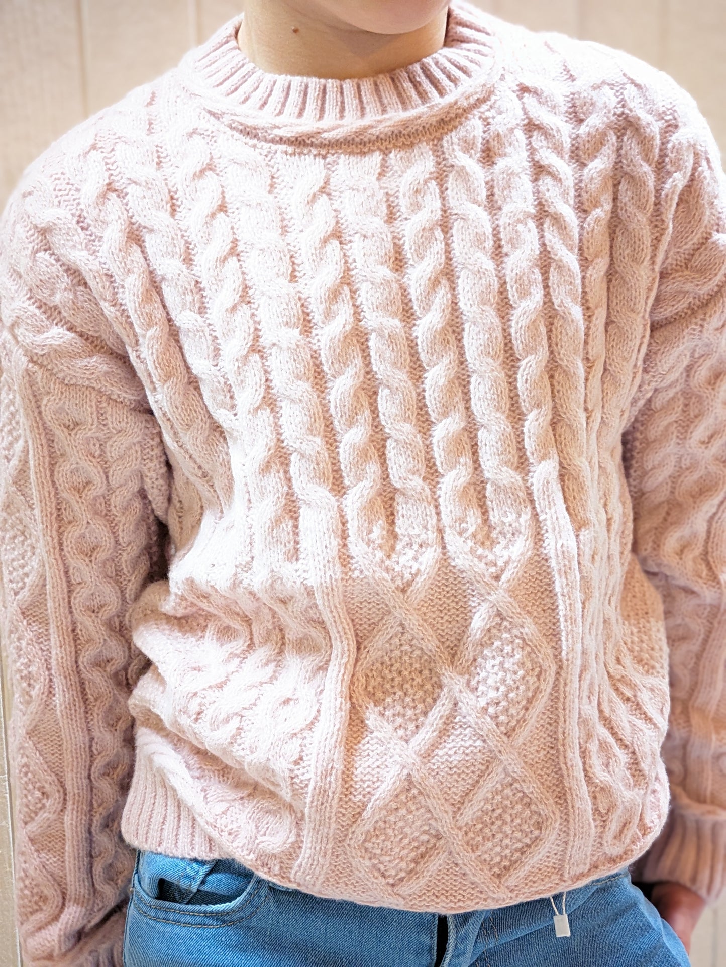 pull torsade rose