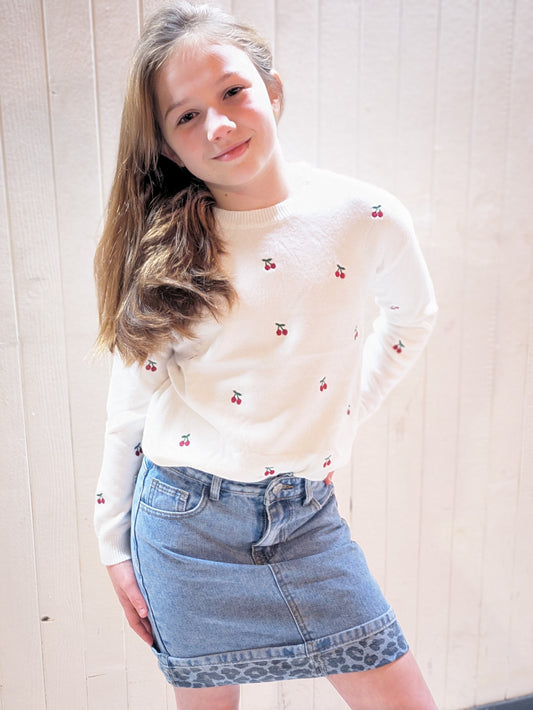 Pull cerise